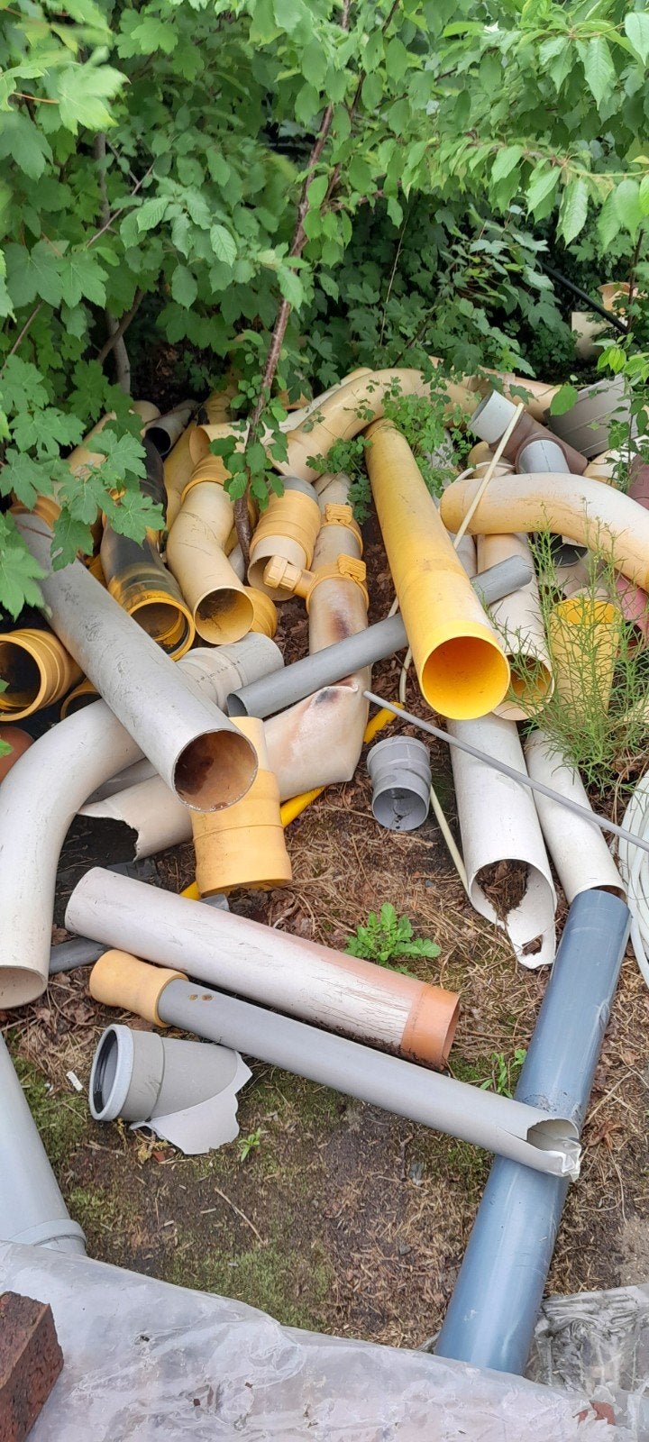 Afvoerbuizen en moffen, Ophalen, Pvc, Overige typen, Minder dan 2 meter