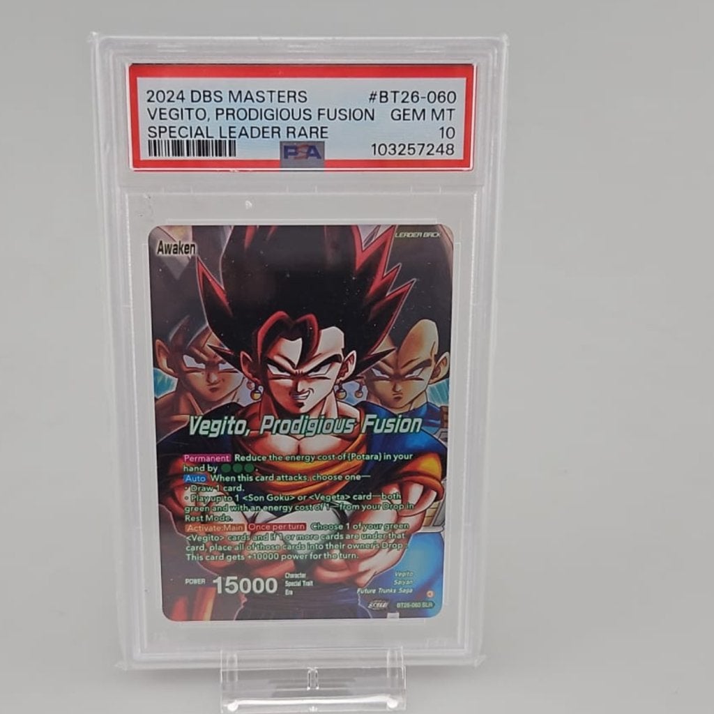 DragonBall Z Vegito Special Leader Rare Slab PSA 10 GEM MT, Flex Ltd., Zo goed als nieuw, https://flex.com/contact-us, Nobelstraat 10, 5807 GA Oostrum LB, Limburg, Nederland