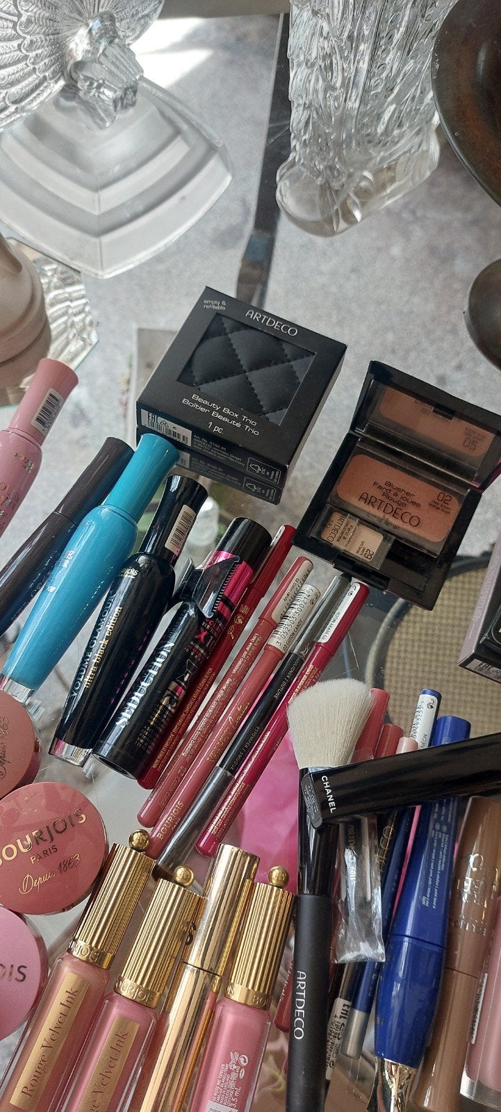Grote Partij Cosmetica: Bourjois, Chanel, Art Deco Make-up, Lippen, Ophalen of Verzenden, Zo goed als nieuw, Make-up