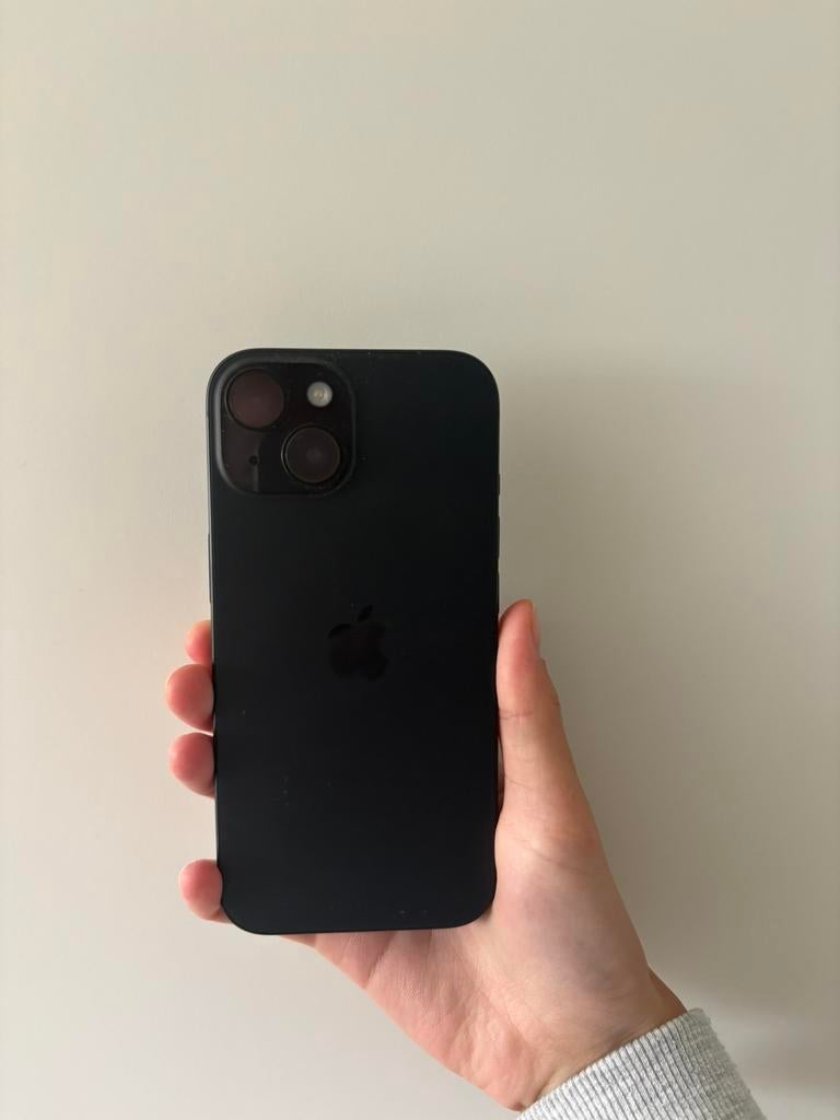 Iphone 15 - 256 GB, IPhone 15, Zwart, Ophalen of Verzenden, Zo goed als nieuw