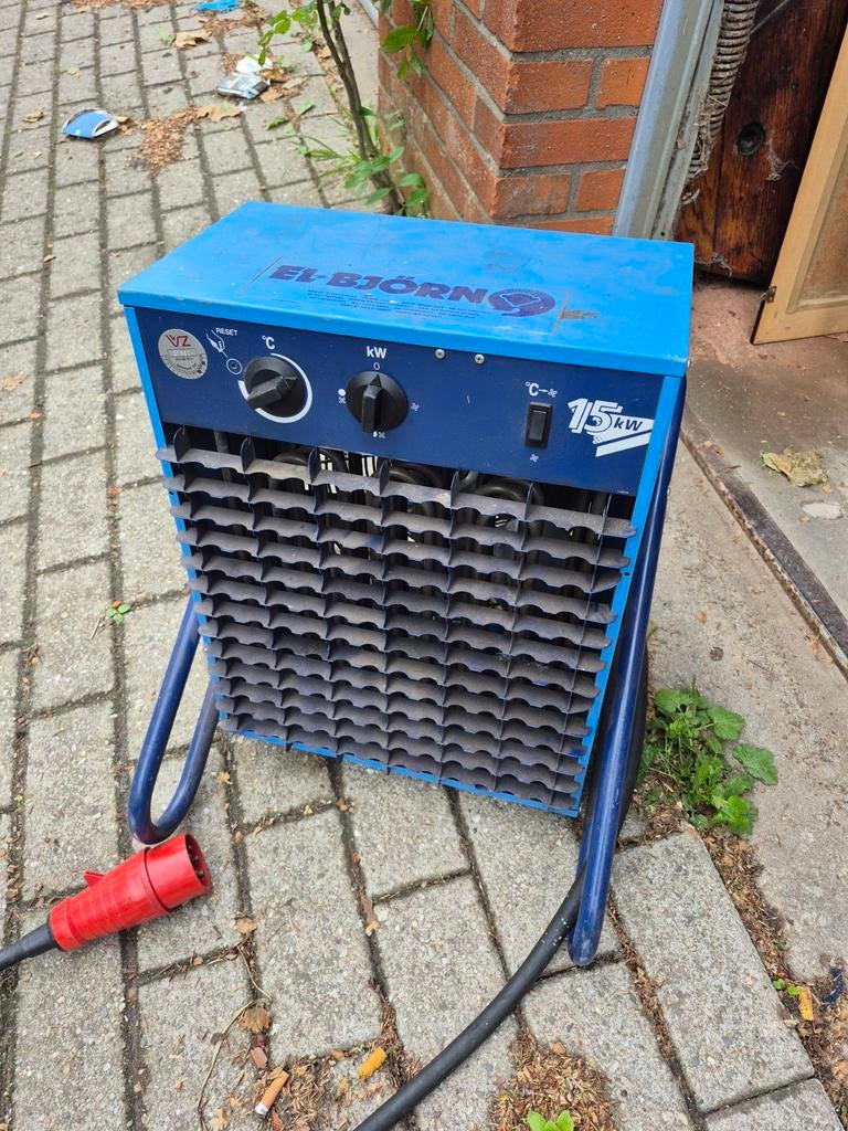 EL-BJÖRN 15kW Elektrische Kachel - Krachtige Verwarming, 30 tot 80 cm, Gebruikt, Kachel, Ophalen of Verzenden