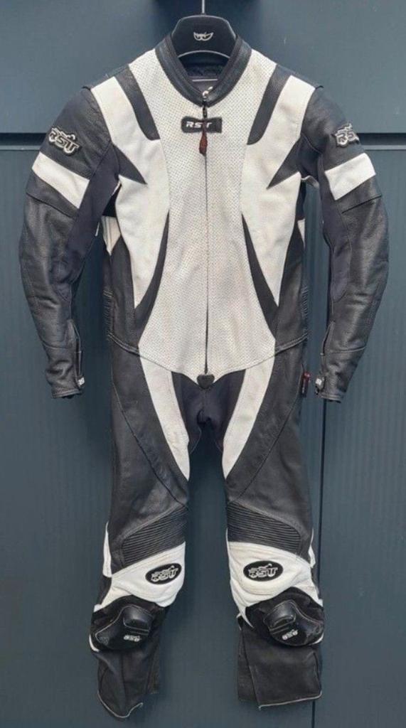Lederen race motorpak RST incl motorlaarzen maat 36, Motoren, Kleding | Motorkleding, Ophalen of Verzenden, Tweedehands, Combipak