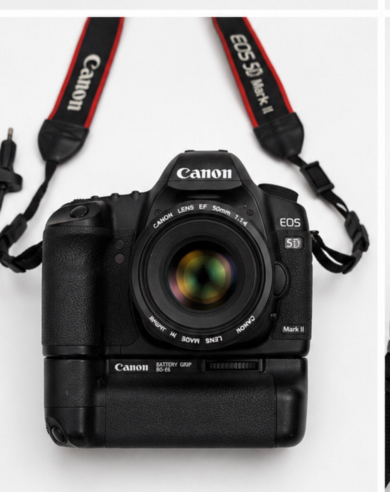 Canon EOS 5D Mark II met EF 50mm f/1.4 USM + batterijgrip, Audio, Tv en Foto, Fotocamera's Digitaal, Ophalen, Gebruikt, Canon