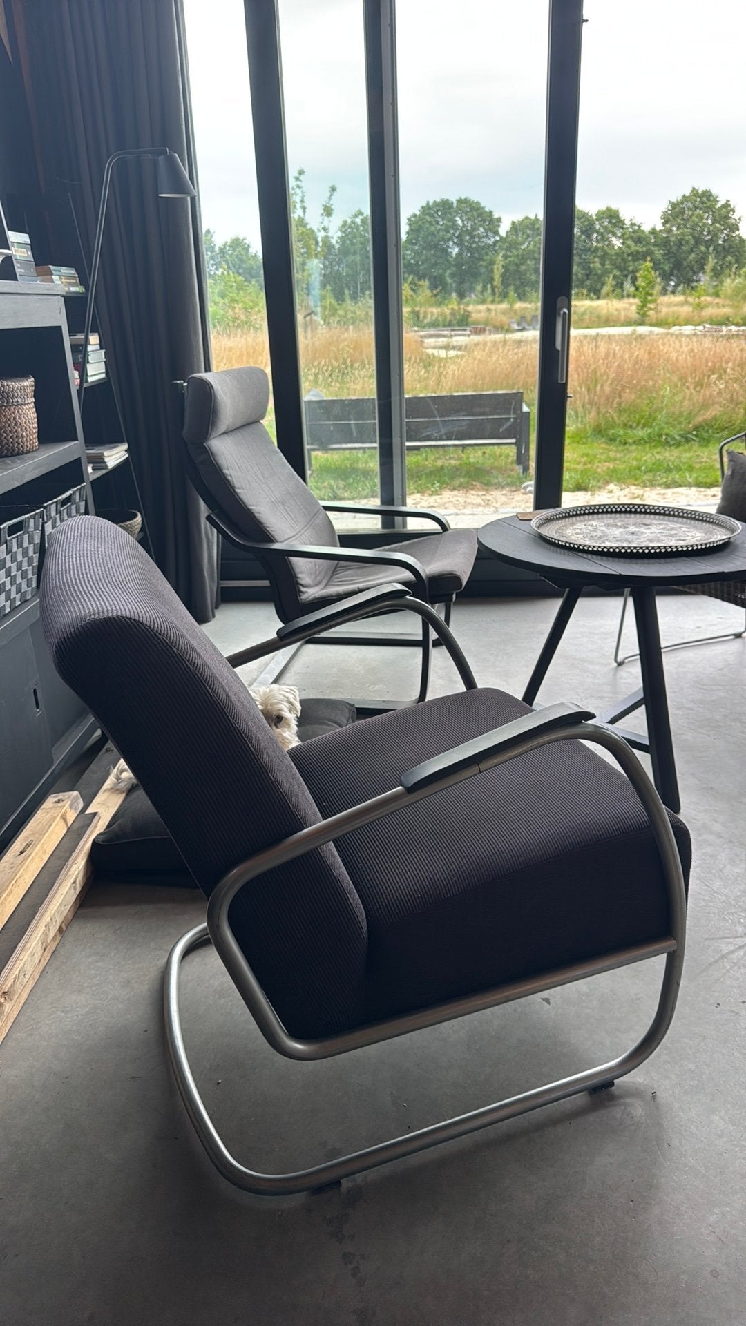 Lekkere luie stoel, Huis en Inrichting, Ophalen, Zwart, Design, Zo goed als nieuw