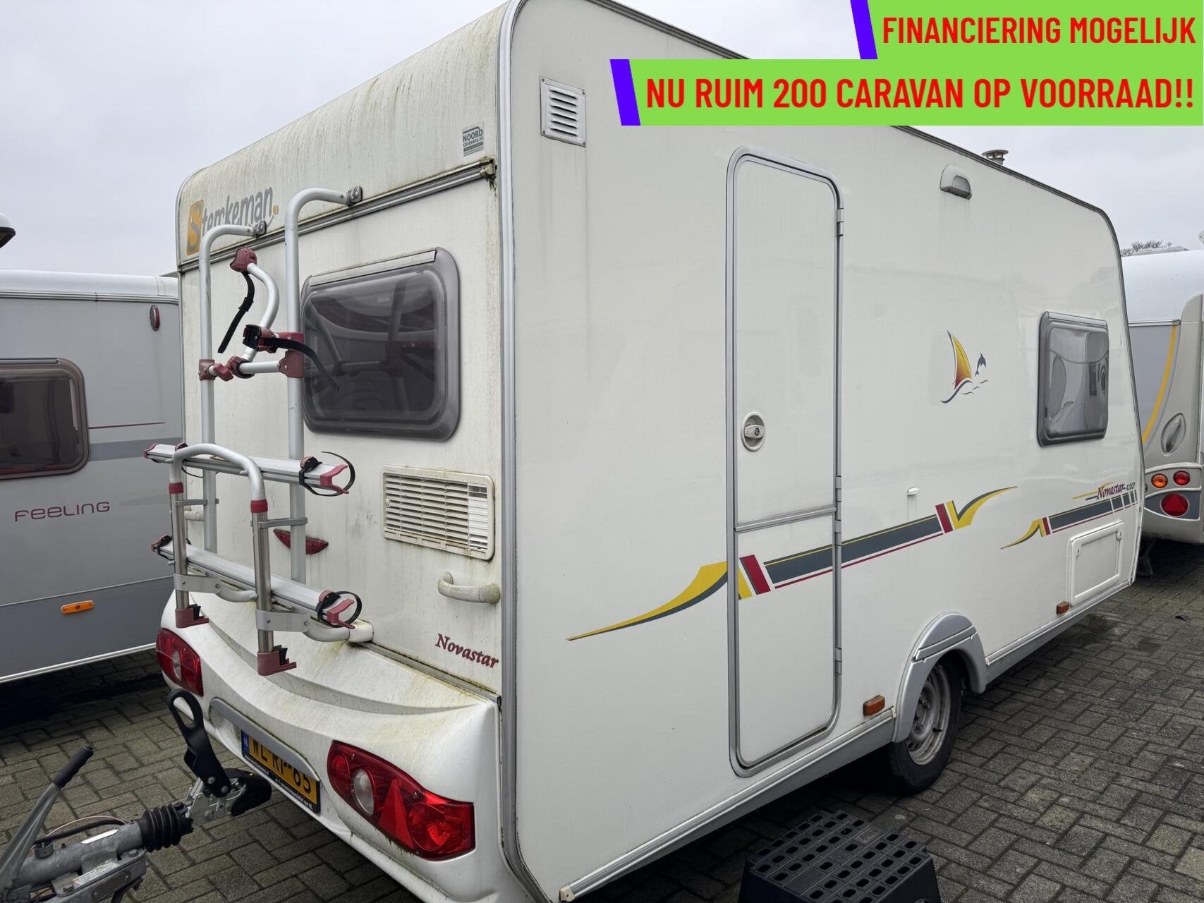 Sterckeman NOVASTAR 420CP DWARSBED, VOORTENT, EINDKEUKEN, Sterckeman, Bedrijf, 5 tot 6 meter, Mover
