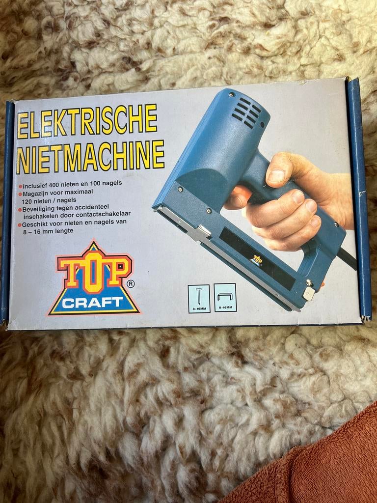Top Craft Elektrische Nietmachine ET 120A; nieuw!, Ophalen of Verzenden, Nieuw