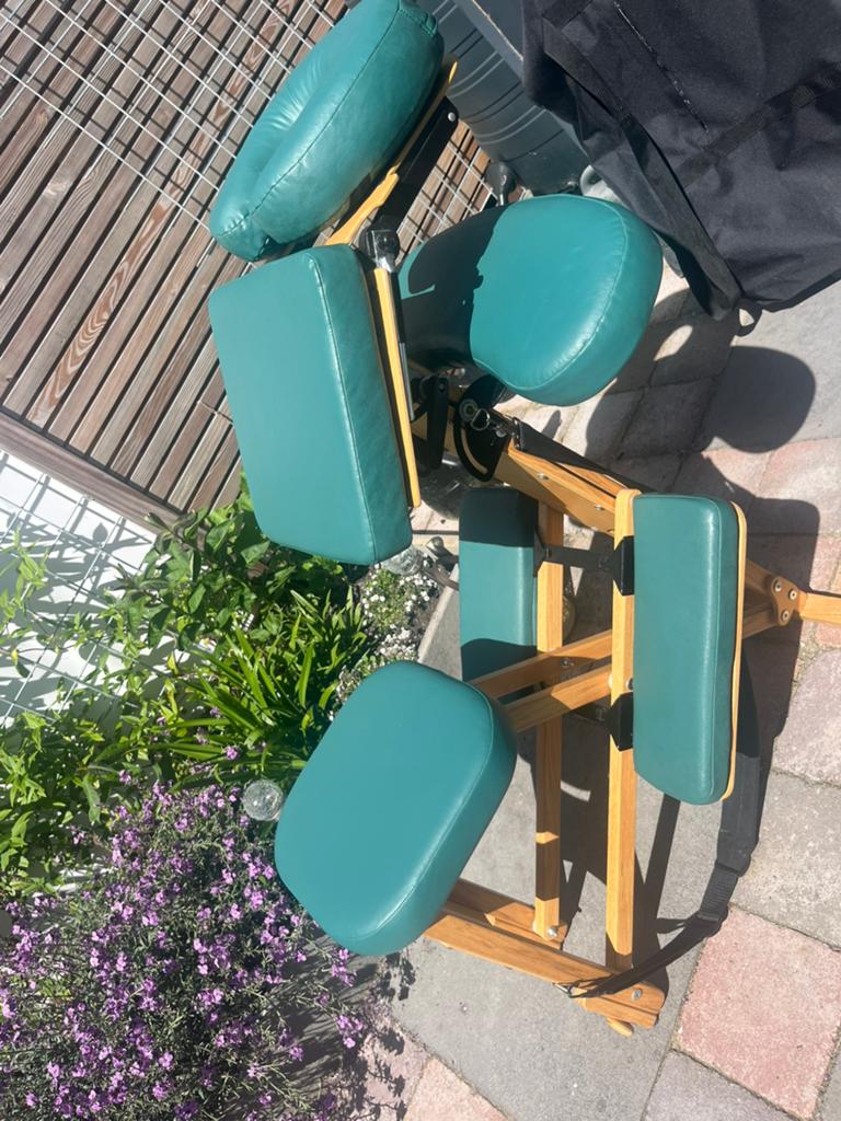 Stronglite massagestoel, lichtgewicht met opbergtas + hoezen, Ophalen of Verzenden, Zo goed als nieuw, Massagetafel