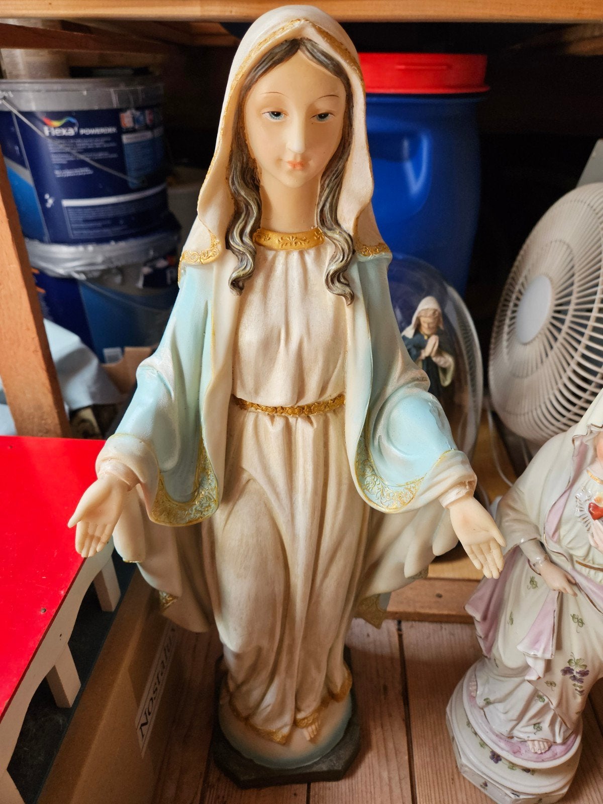 Grote beeld van Maria en Jezus - Religieuze Decoratie, Ophalen of Verzenden