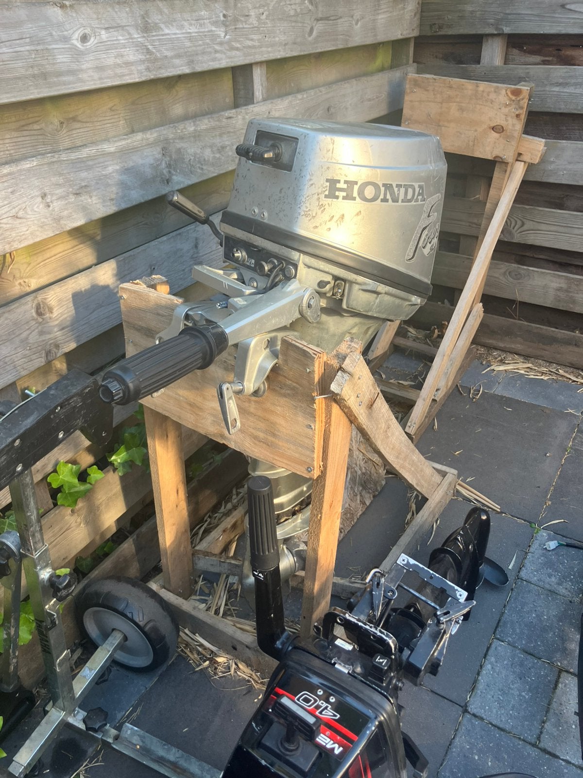 Honda 8pk 4takt, Ophalen, Gebruikt, Motor en Techniek, Motorboot