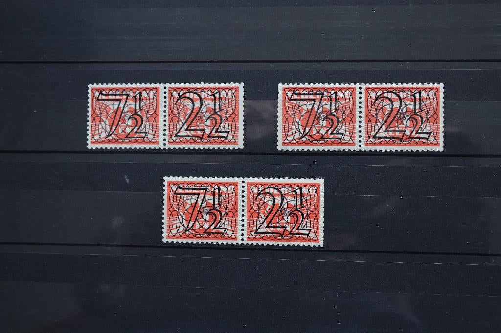 Nederland NVPH 356 A  7½ + 2½  Postfris Traliezegels, Postzegels en Munten, Postzegels | Nederland, Ophalen of Verzenden, T/m 1940