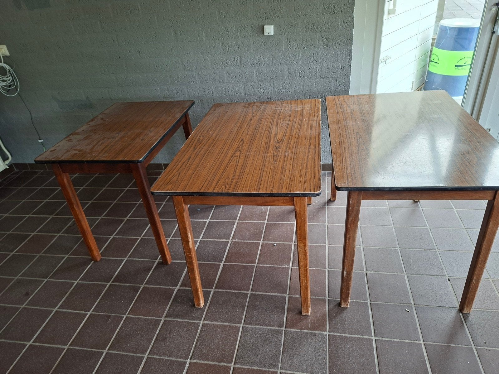 tafels, Ophalen