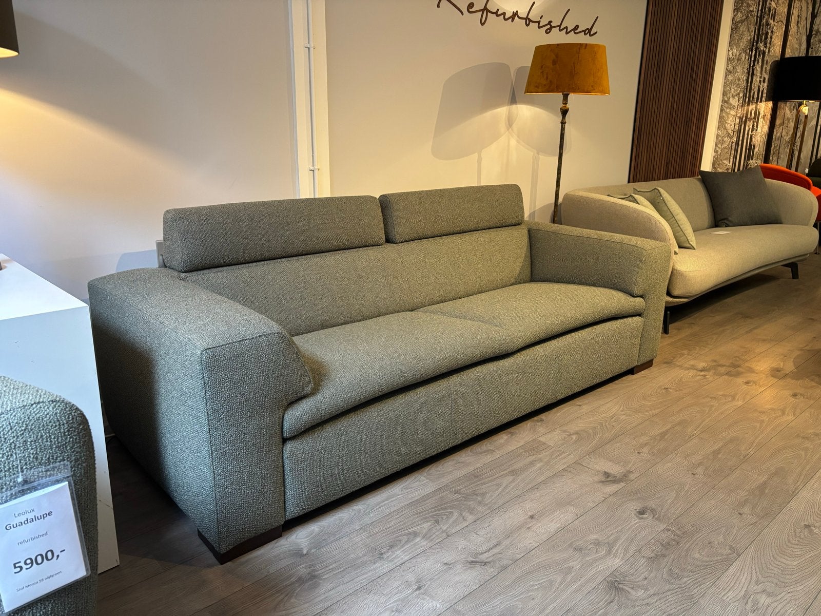 Leolux Howlazy ploegstof Monza, Verzenden, Driepersoons, 75 tot 100 cm, Zo goed als nieuw