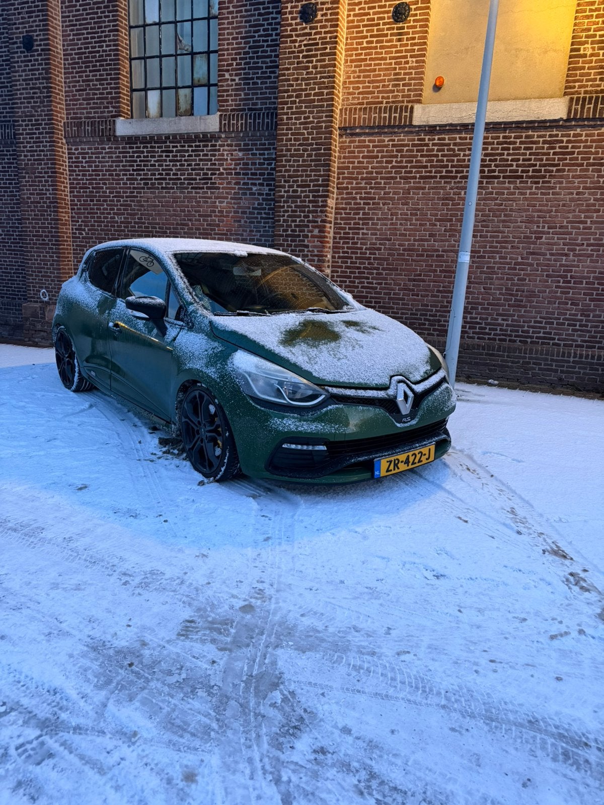 Renault Clio 1.6 RS Turbo 147KW 5-DRS AUT 2014 Groen, 1618 cc, Zwart, 4 cilinders, Leder