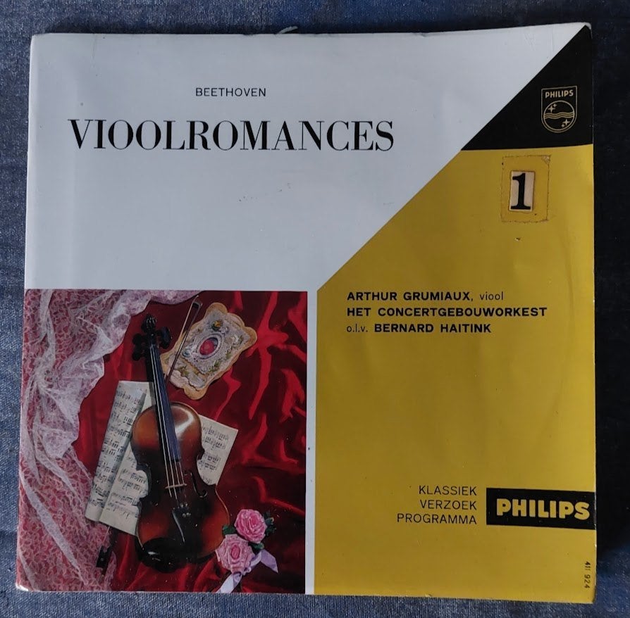 Single: Vioolromances van Beethoven [5999]  [CDViKl], Klassiek, 7 inch, Zo goed als nieuw, Overige typen