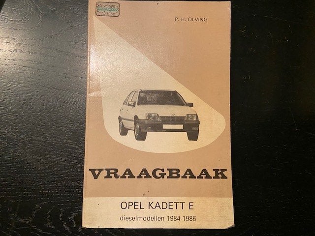 P.H Olving vraagbaak Opel Kadett E (1984-1986), Ophalen of Verzenden