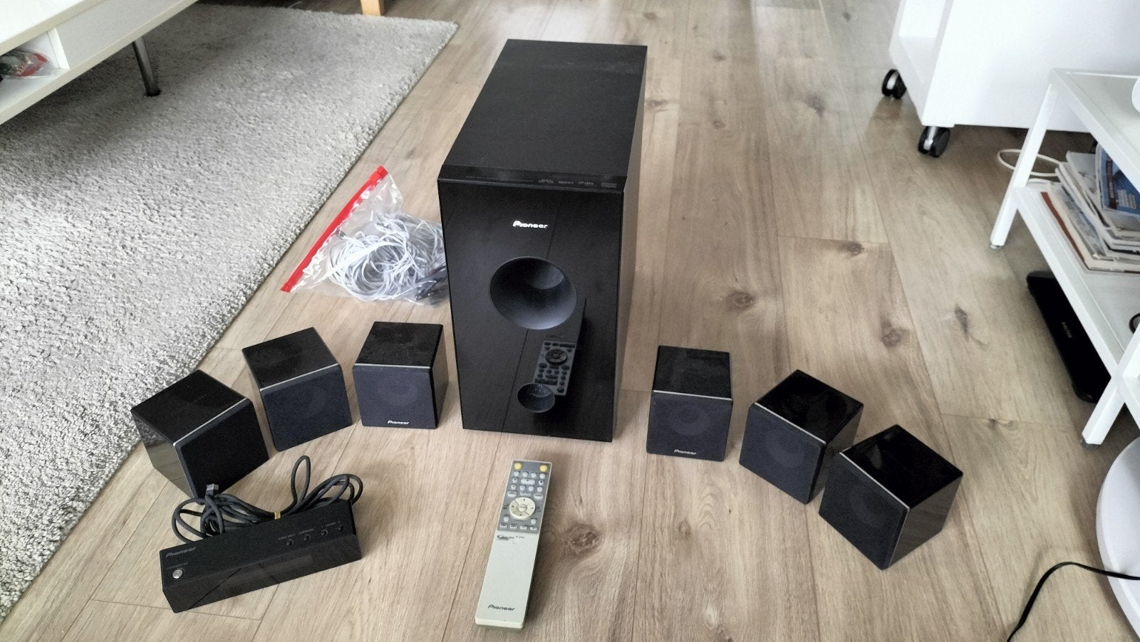 Pioneer surround set met receiver subwoofer, Ophalen of Verzenden, Zo goed als nieuw, Pioneer