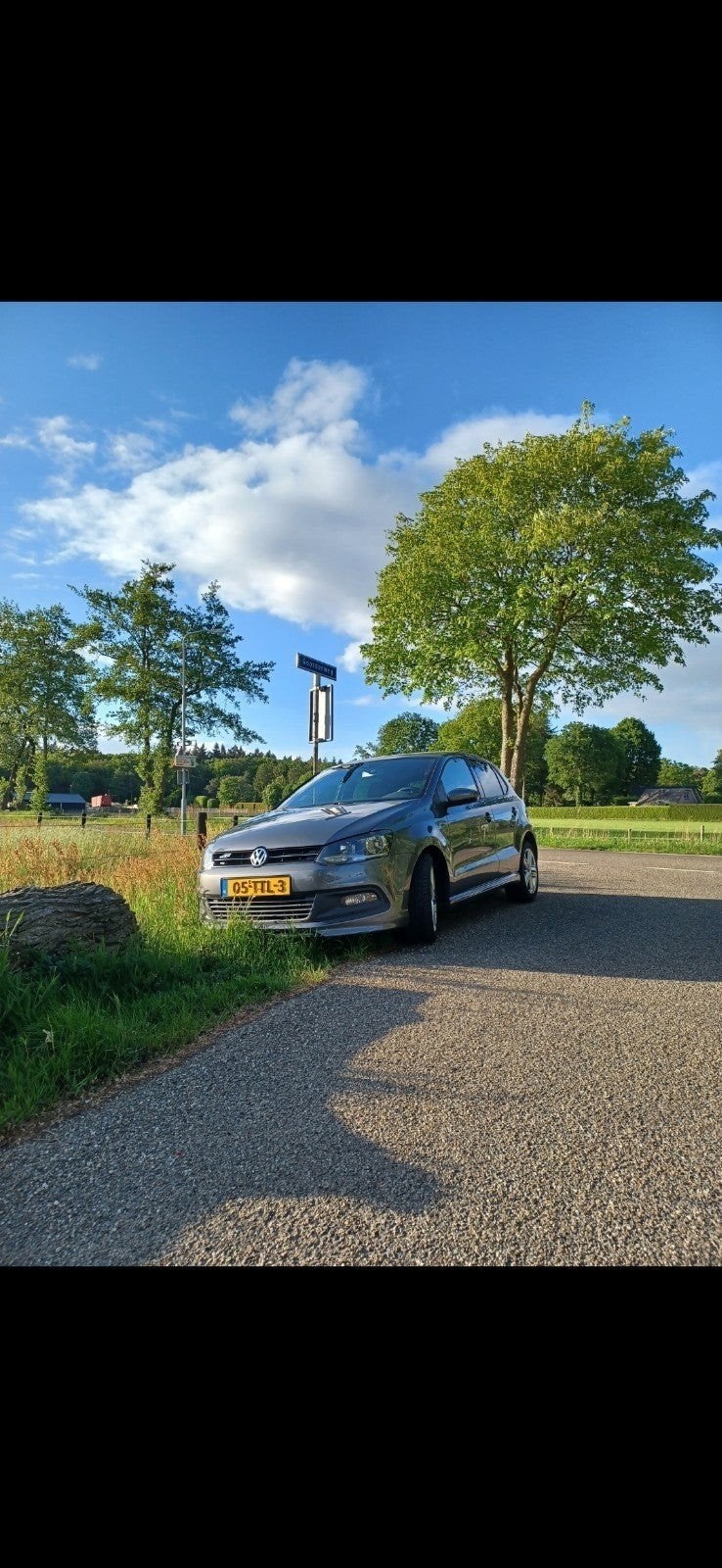 Volkswagen Polo TSI 1.2 airline (automaat), Auto's, Automaat, Stof, Grijs, Particulier