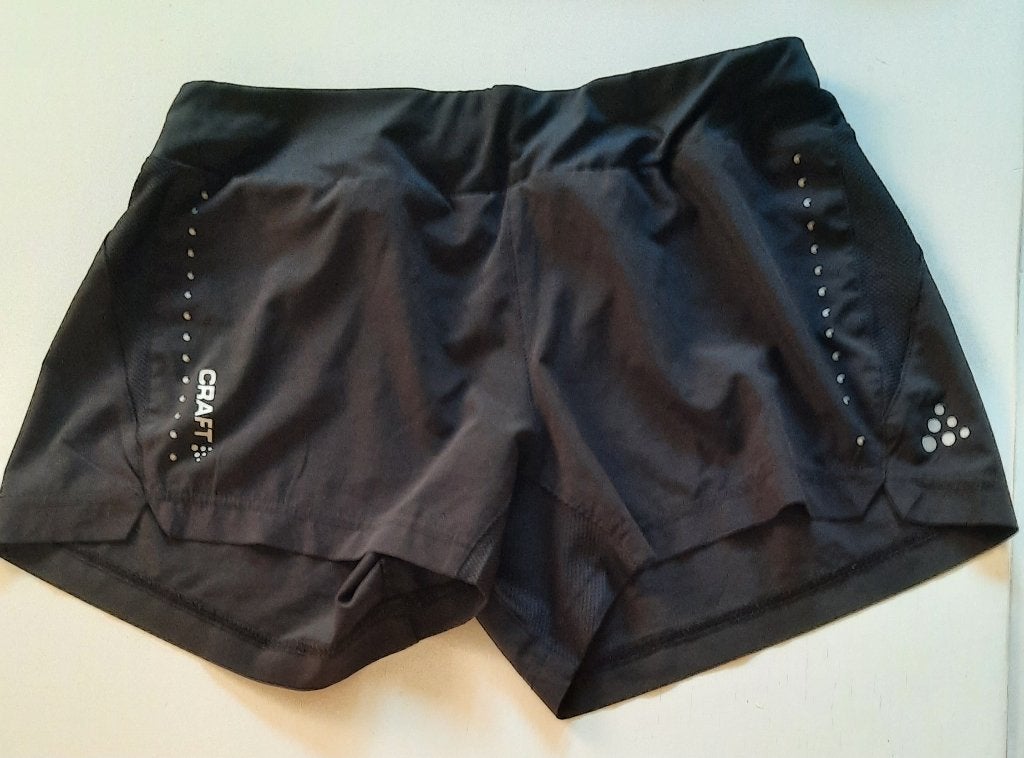 Craft short korte sportbroekje, Maat 38/40 (M), Verzenden, Zwart, Zo goed als nieuw