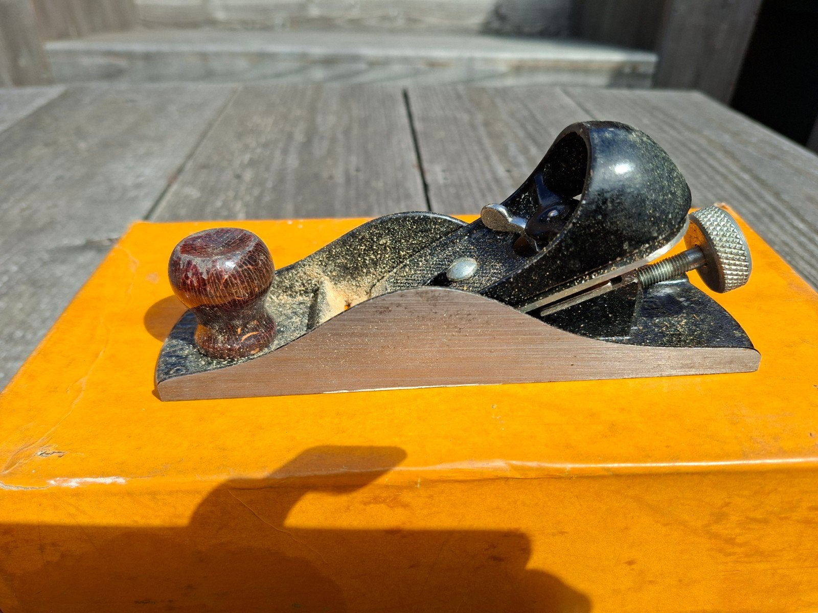 Stanley 220 schaaf - Vintage handgereedschap, Doe-het-zelf en Verbouw, Gereedschap | Handgereedschap, Ophalen, Gebruikt, Overige typen