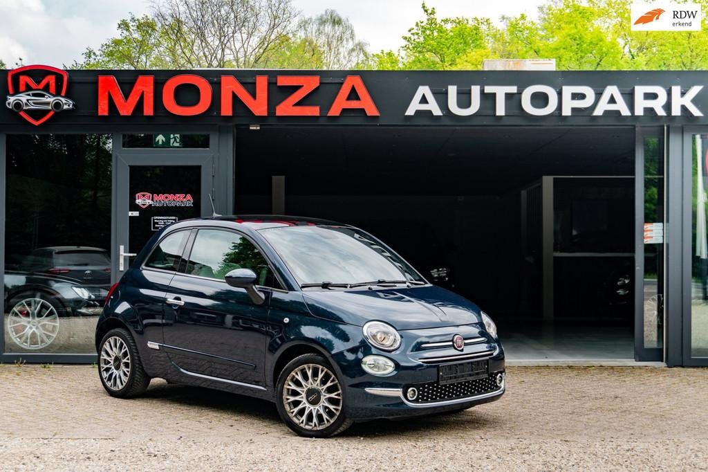Fiat 500 1.2 Lounge, Automaat, Gebruikt, Blauw, Bedrijf