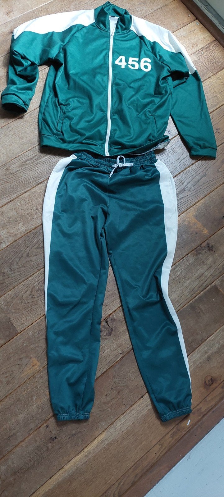 Squid Game Trainingspak - Maat L, Maat 46/48 (XL) of groter, Ophalen of Verzenden, Kleding, Overige thema's