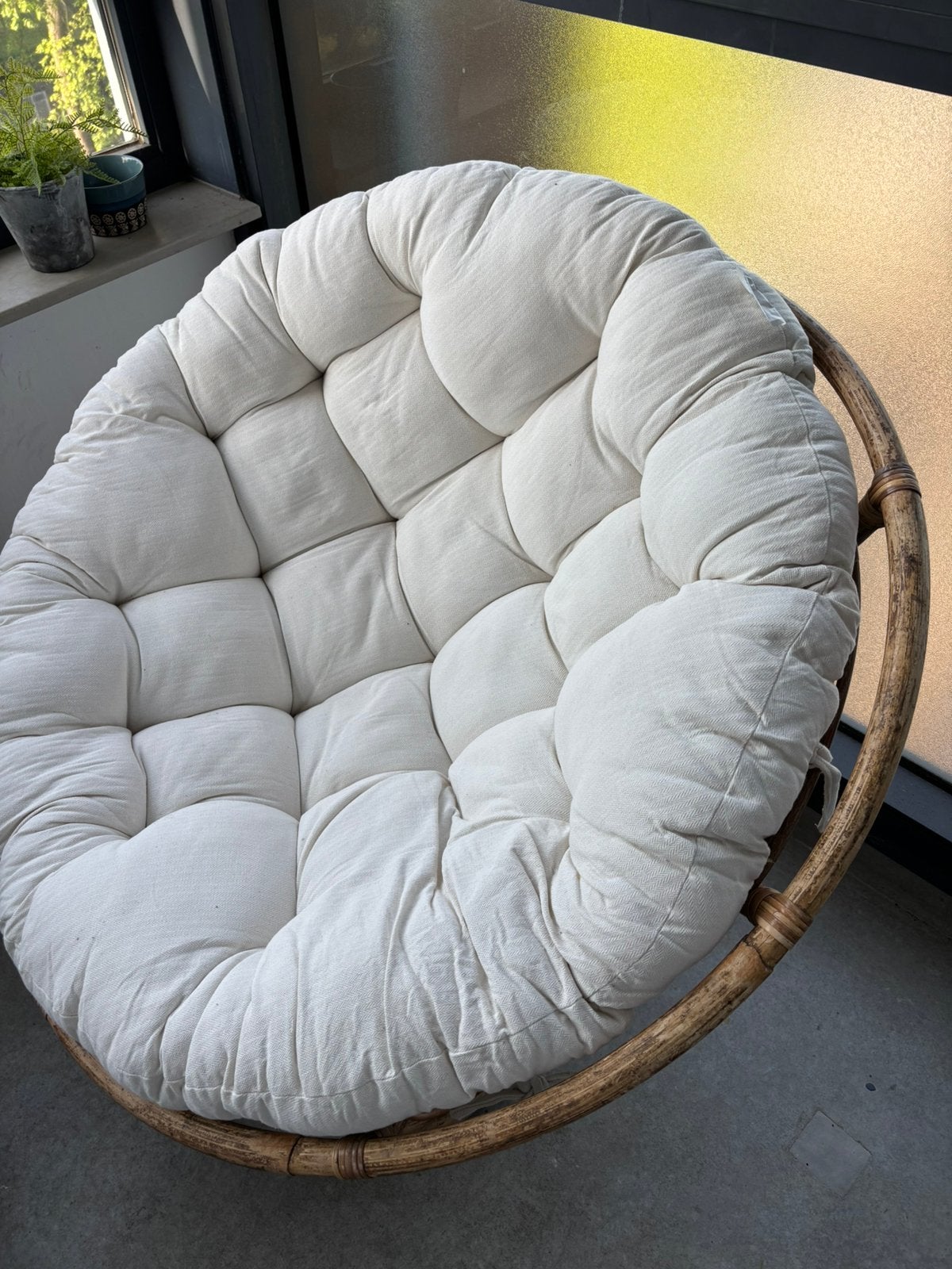 Papasan 2 stuks, Tuin en Terras, Tuinmeubel-accessoires, Ophalen, Zo goed als nieuw