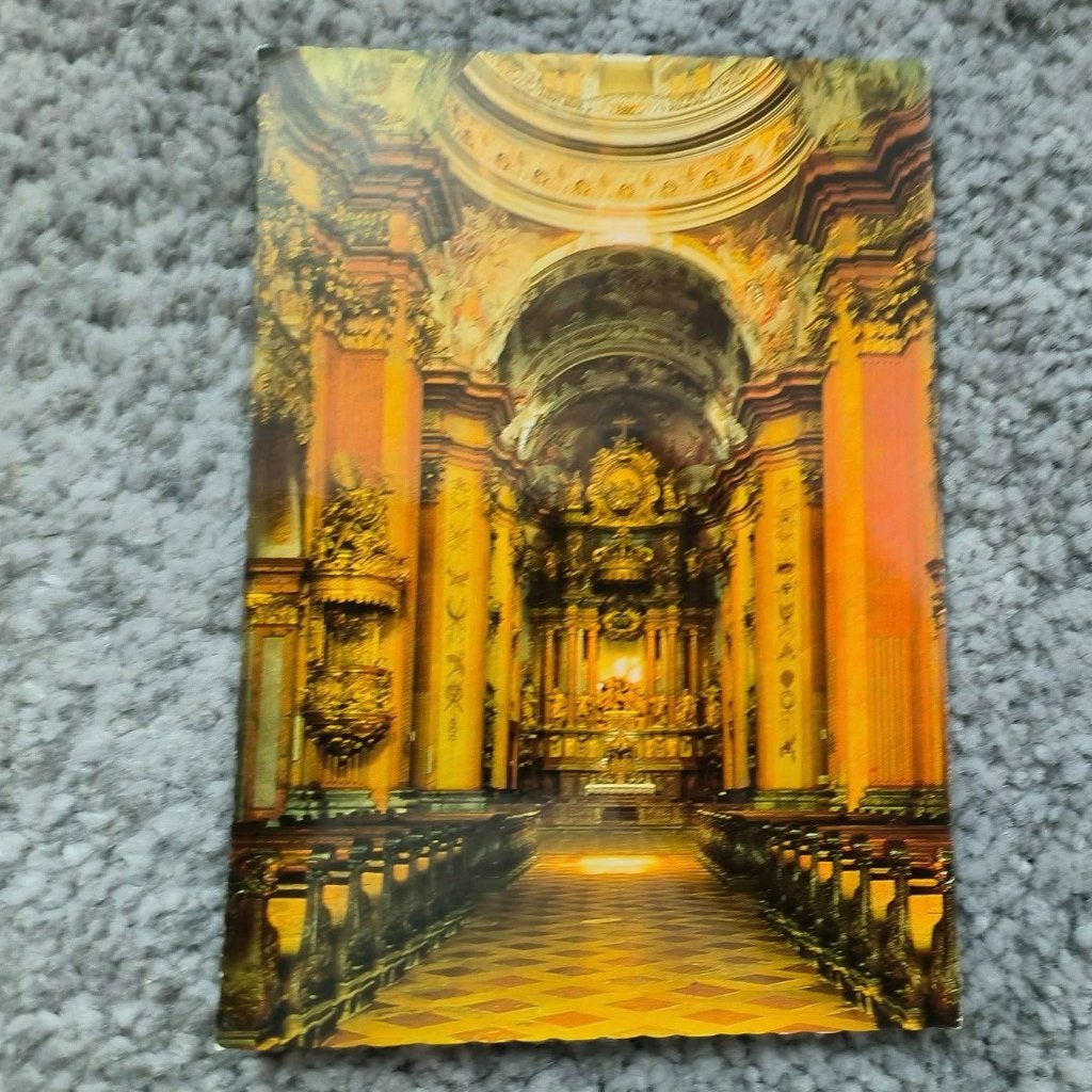 Kaart Benediktinerstift Melk a.d Donau. Wachau (50), Ophalen of Verzenden, 1980 tot heden, Ongelopen, Oostenrijk