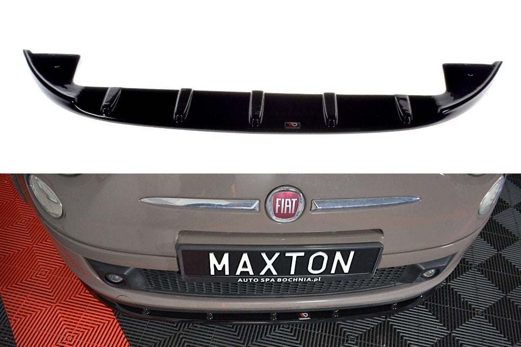 Voorlip splitter spoiler skirt achterlip - Fiat 500 07-15