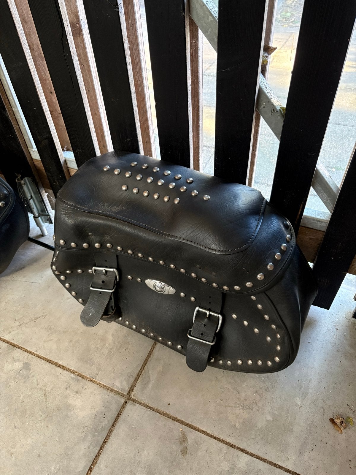 Harley-Davidson tassen, zadel en sissy bar, Ophalen, Gebruikt