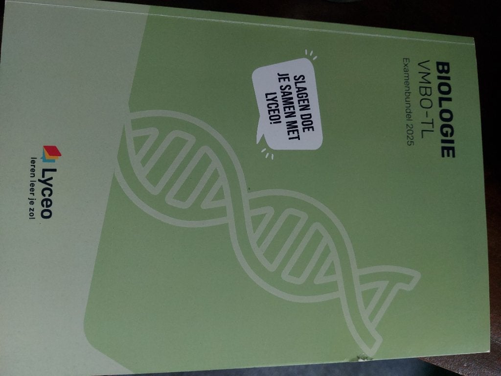 Lyceo examenbundel 2025 biologie VMBO-TL, Boeken, VMBO, Lyceo, Biologie, Nieuw