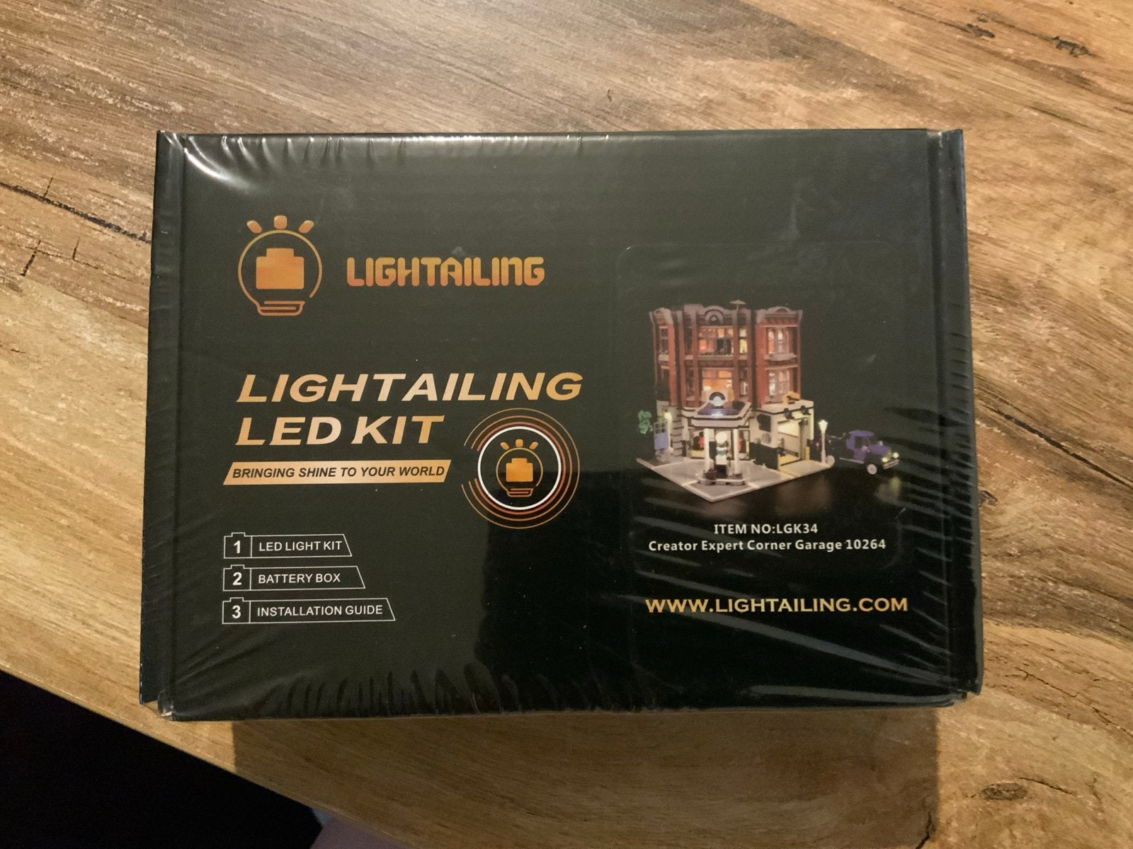 Lightailing LED Kit voor LEGO Creator Expert Corner Garage, Ophalen of Verzenden, Nieuw, Overige merken