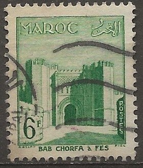 Marokko, Ophalen of Verzenden, Marokko, Gestempeld