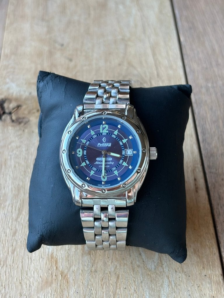 Rekord Standard Automatic - Vintage Herenhorloge Rusland, Sieraden, Tassen en Uiterlijk, Horloges | Antiek, Overige merken, Staal