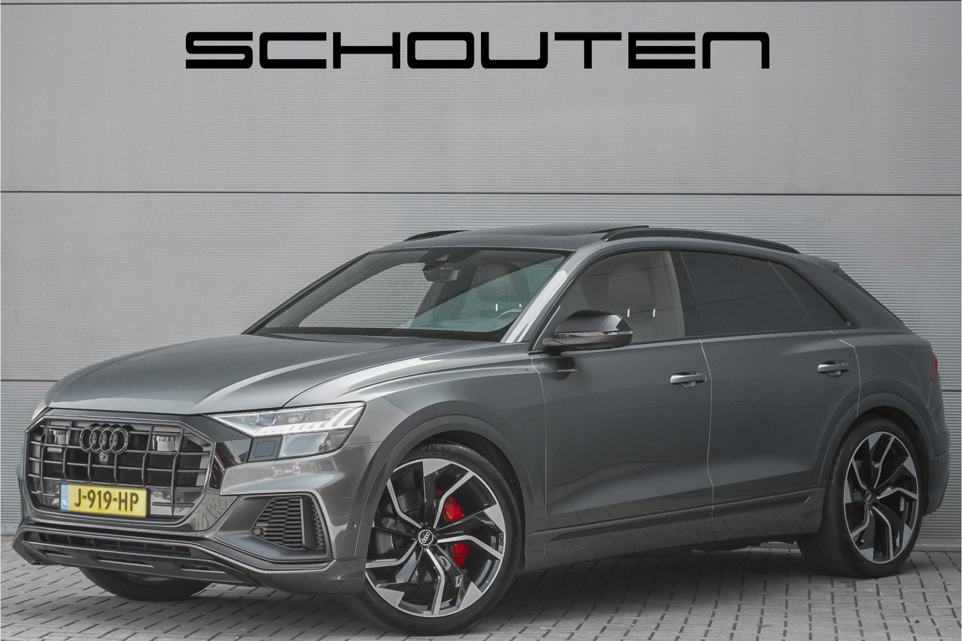 Audi Q8 50 TDI Quattro Pro Line S Pano B&O 360 Matrix ACC, Auto's, Audi, 15 km/l, Gebruikt, Automatische klimaatregeling, Bedrijf