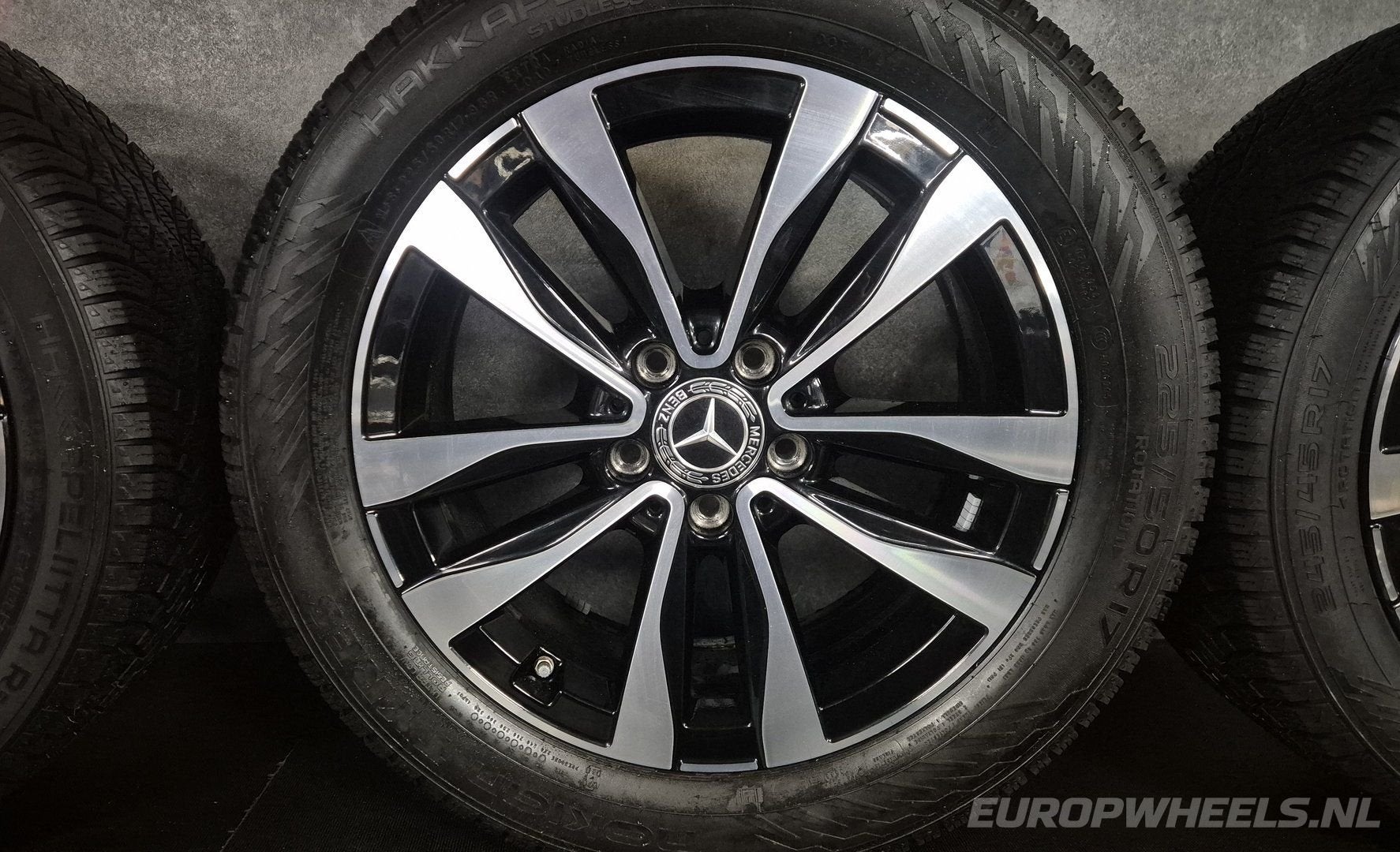 17 inch Mercedes velgen C klasse W206 S206 Bicolor breedset, Auto-onderdelen, Gebruikt, Velg(en), -, -