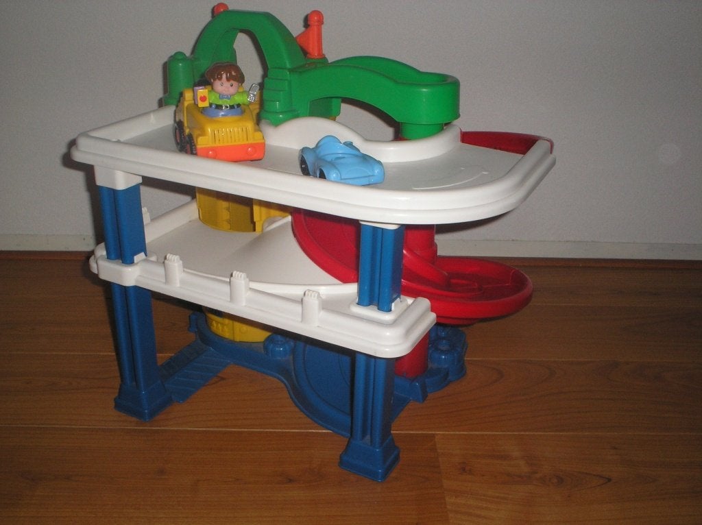 Fisher Price Parkeergarage, Ophalen of Verzenden, Gebruikt, Speelset, Met geluid