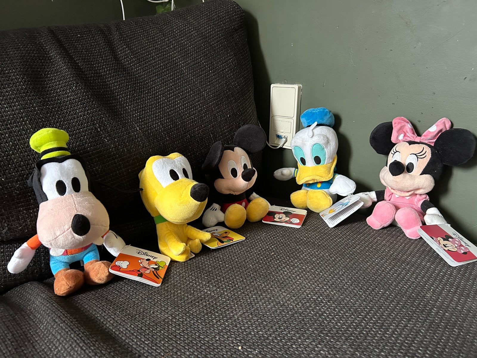 Disney knuffels - Mickey, Minnie, Donald, Goofy, Pluto (nieu, Disney, Nieuw, Ophalen of Verzenden, Met label