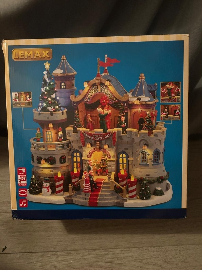 Lemax Santa's Castle Gala #45270, Ophalen of Verzenden, Zo goed als nieuw