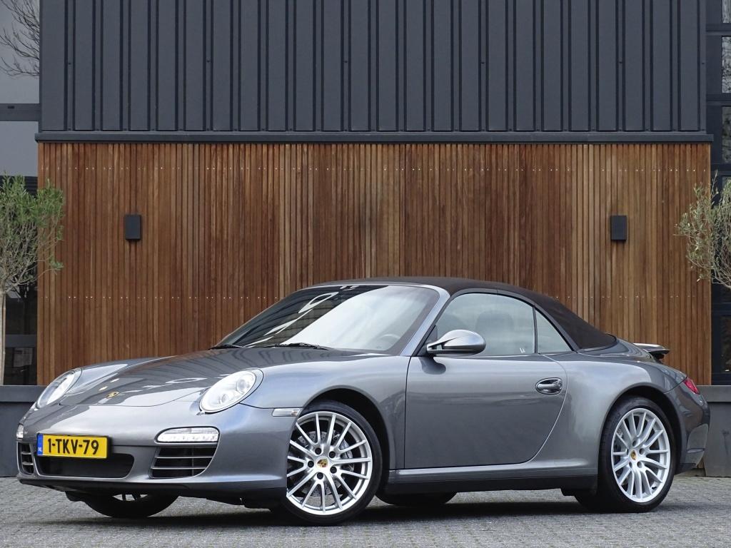 Porsche 911 Cabrio 3.6 Carrera 4 346PK PDK / PCM / LED, Auto's, Porsche, Automaat, Euro 5, Gebruikt, 4 stoelen