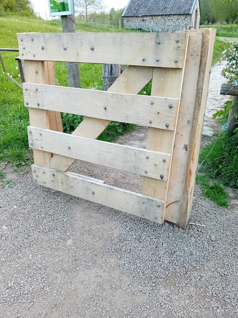 Eiken landhek - op maat, Ophalen of Verzenden, Nieuw, Rechthoekig, Hout
