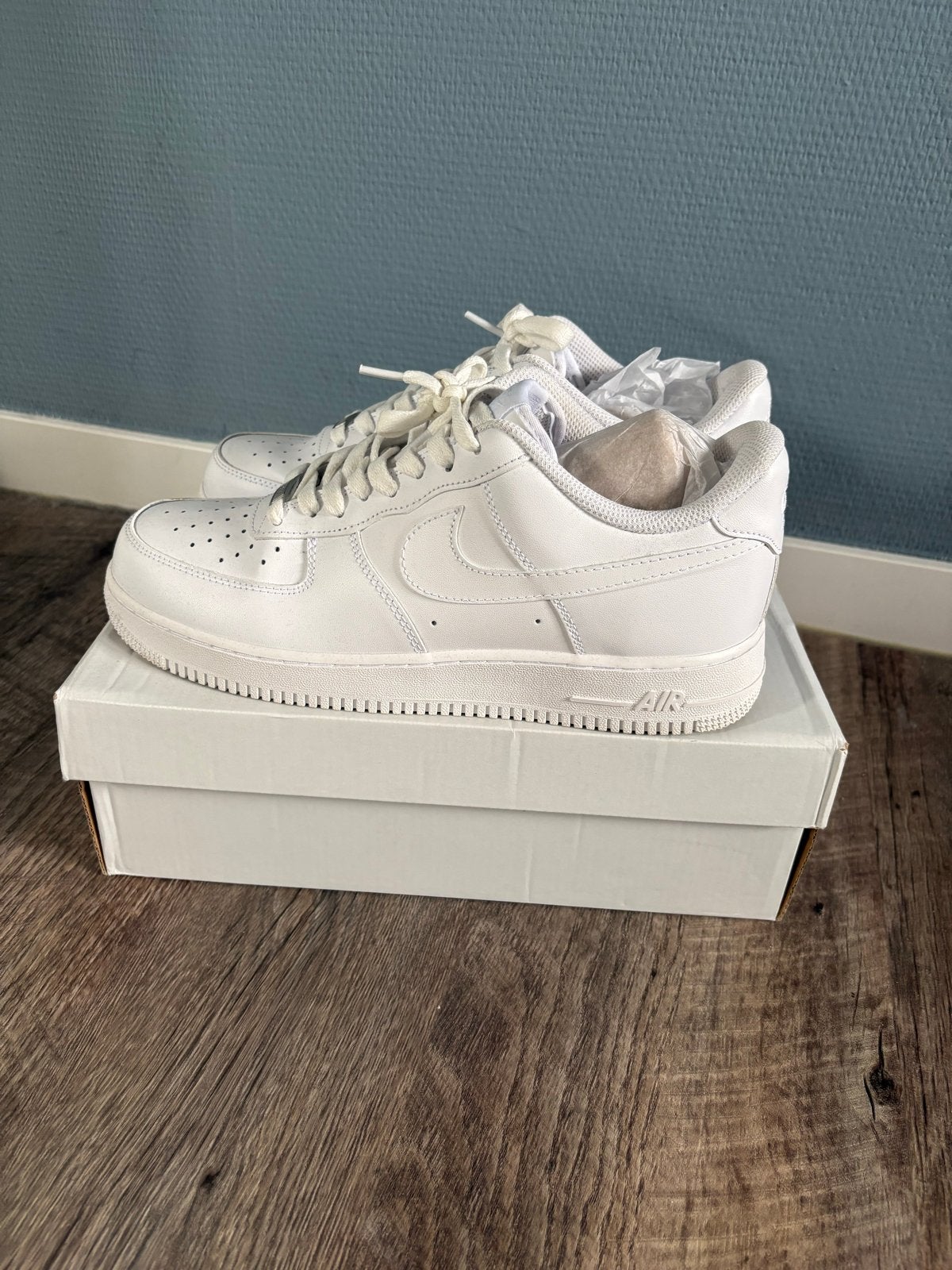 Nike Air Force 1 '07 Witte Sneakers - Maat 45, Ophalen, Wit, Nieuw, Sneakers of Gympen
