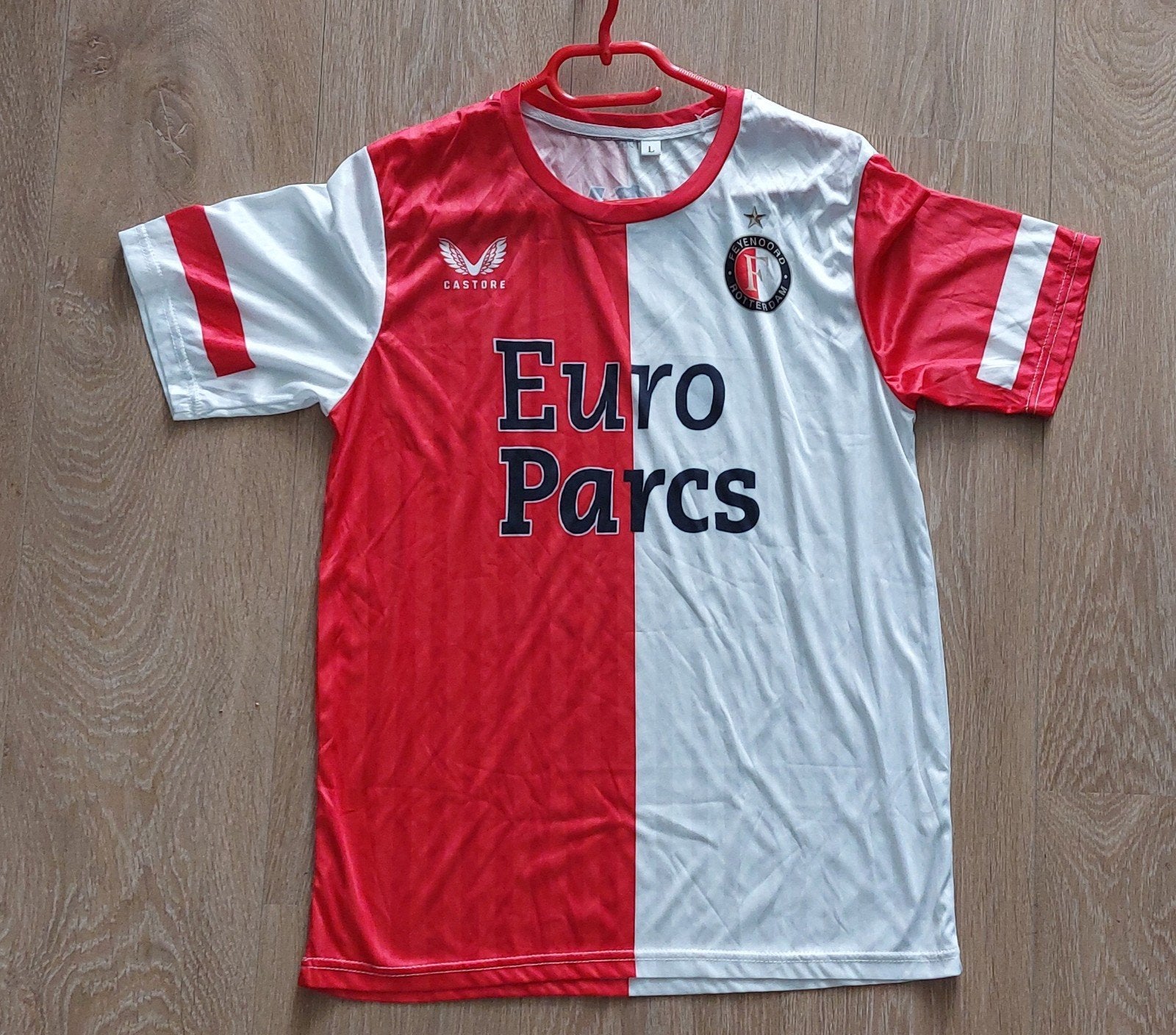 Voetbalshirt Feyenoord, Sport en Fitness, Maat L, Ophalen of Verzenden, Gebruikt, Shirt