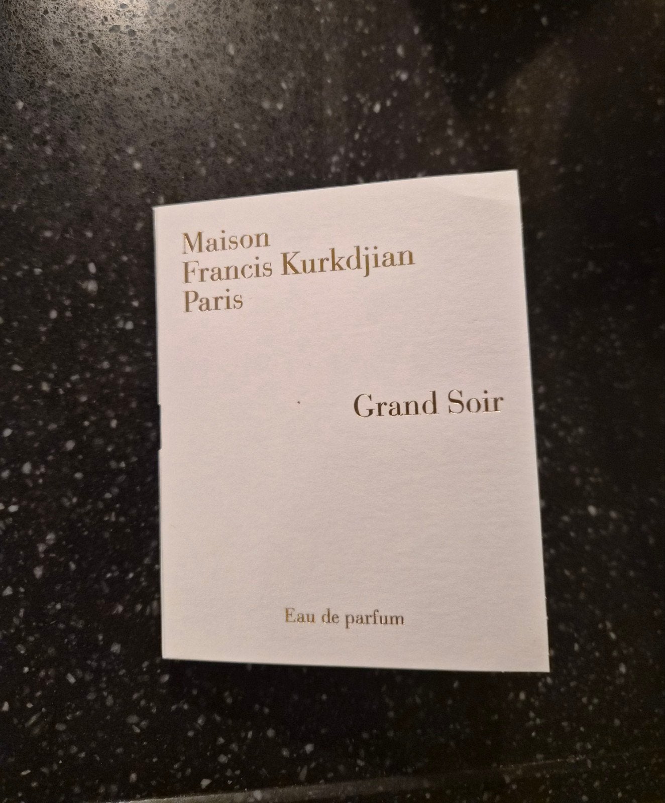MFK Grand Soir Eau de Parfum - Originele Sample 2ml, Ophalen of Verzenden, Nieuw