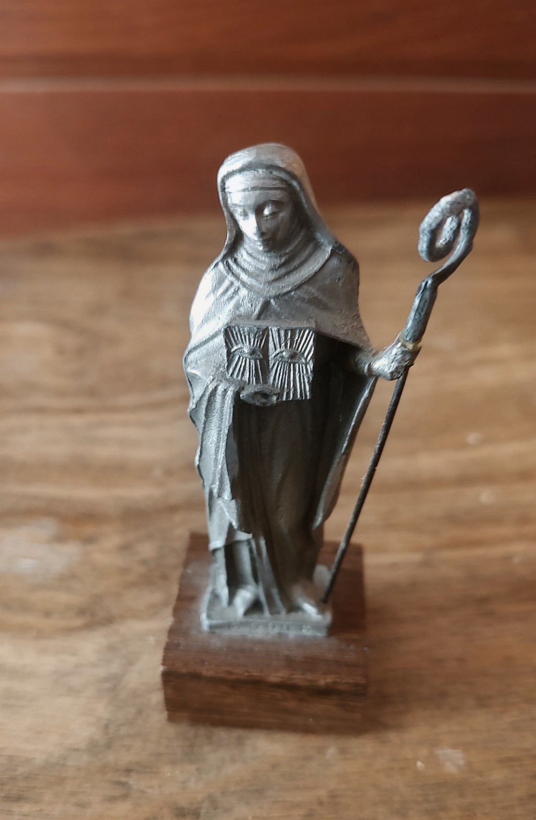 Vintage St. Odile Beeldje - Handgemaakt Italië, Verzenden