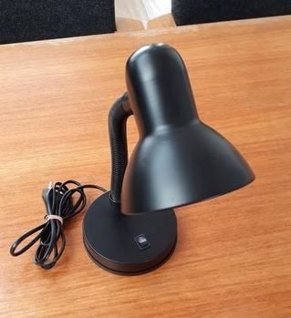 Leuk bureaulampje of nachtkastlampje zgan, Ophalen, Zo goed als nieuw, Kunststof, Minder dan 50 cm