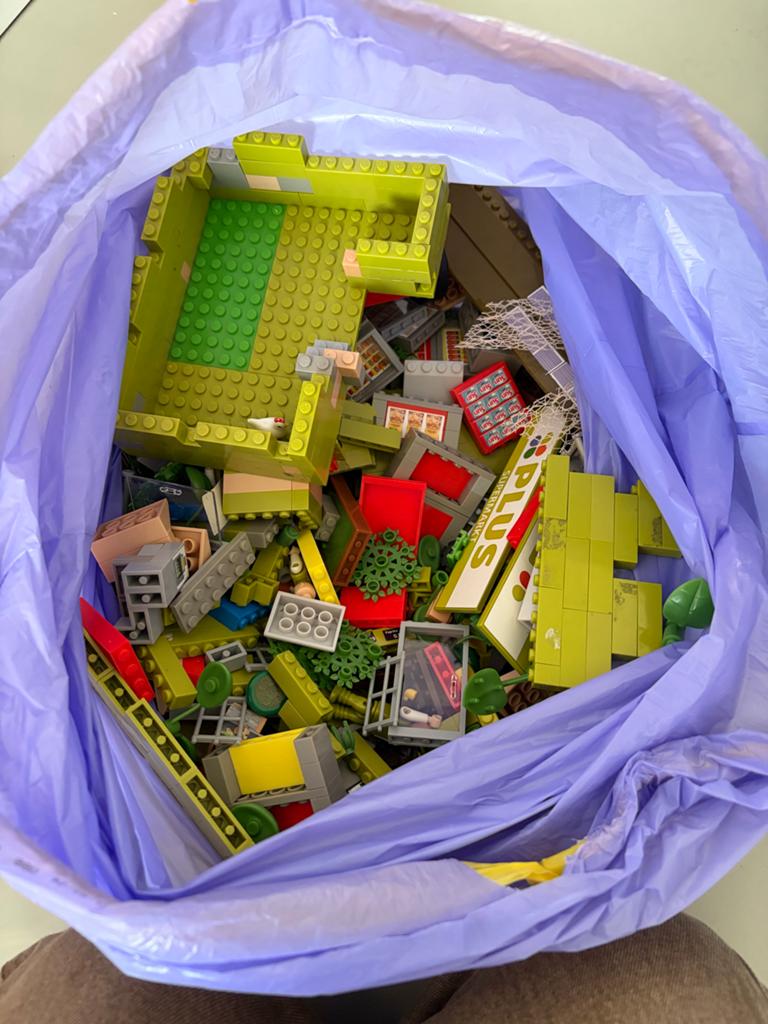 Bouwsteentjes, past op originele Lego - Plus supermarkt, Ophalen of Verzenden, Gebruikt, Overige merken