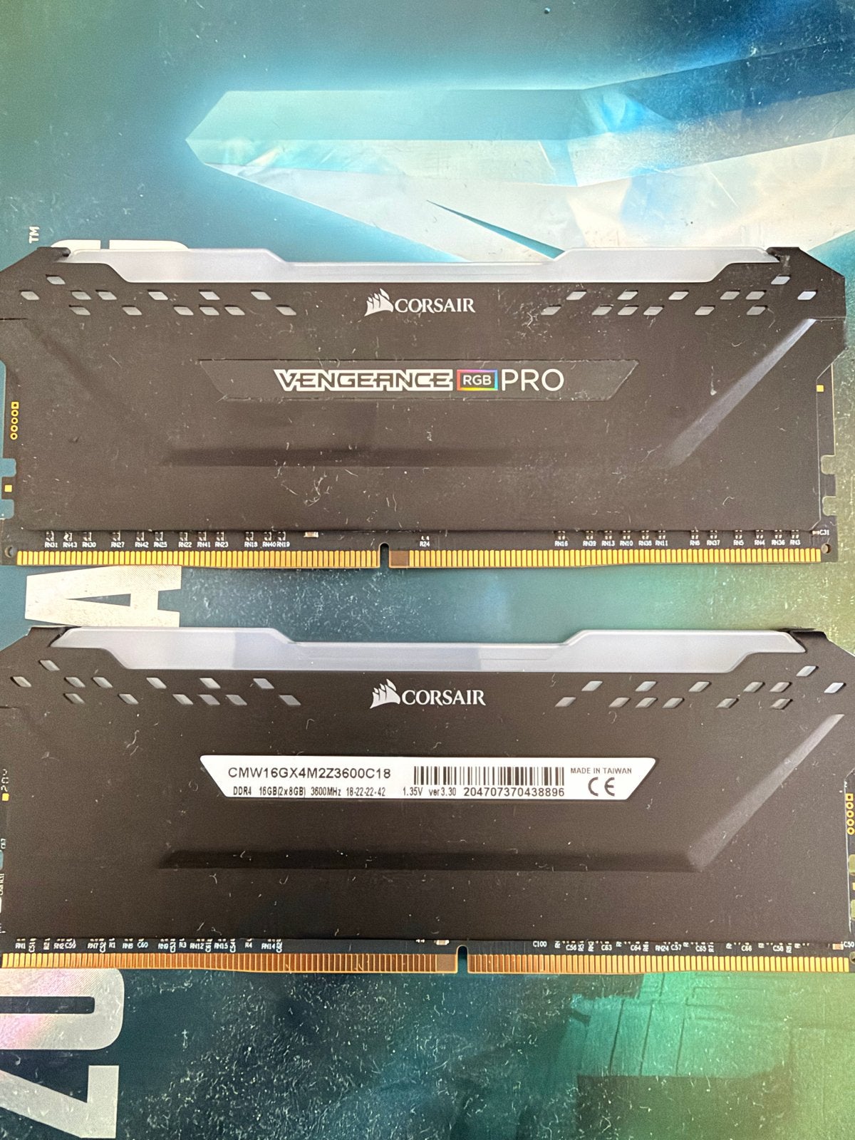 Corsair Vengeance Pro RGB 16GB (2x8GB) DDR4 3600MHz, DDR4, Ophalen of Verzenden, Zo goed als nieuw, Desktop