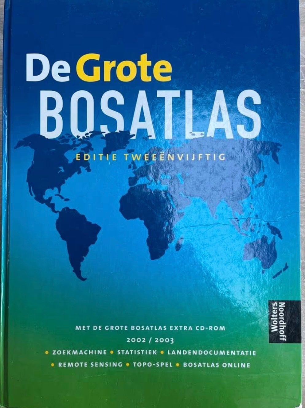 De Grote Bosatlas - Editie Tweeënvijftig (2002/2003), Boeken, Bosatlas, 2000 tot heden, Ophalen of Verzenden, Zo goed als nieuw