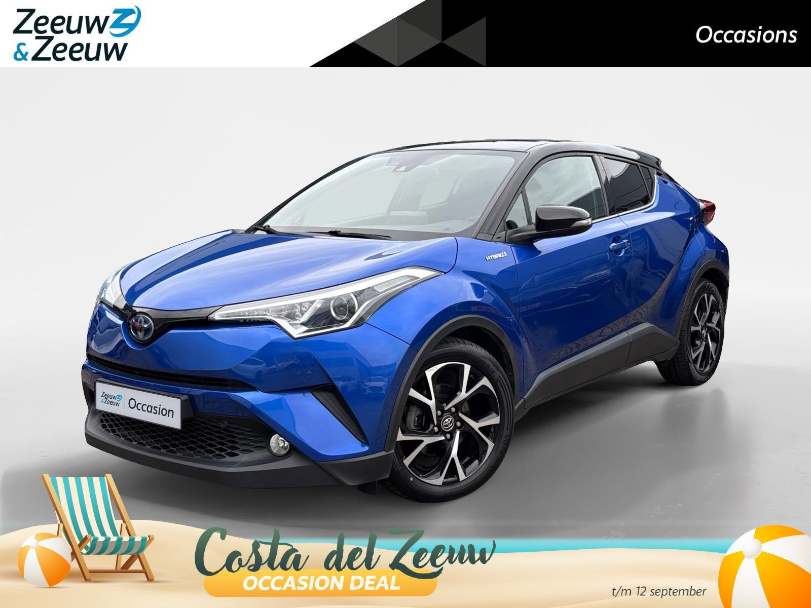 Toyota C-HR 1.8 Hybrid Executive Ultimate | 1e Eigenaar | Tr, Auto's, Toyota, 12 maanden, Euro 6, 4 cilinders, Blauw