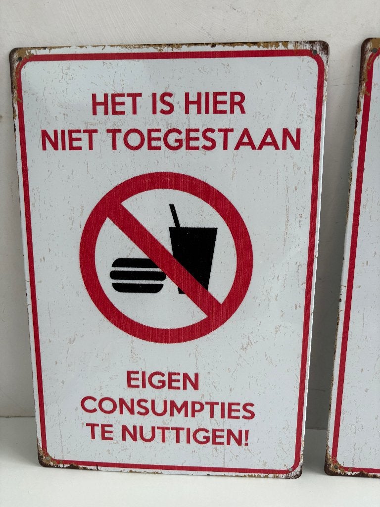 TEKSTBORDEN NIEUW EN GEBRUIKT, Ophalen of Verzenden